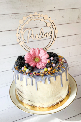 Caketopper Name Dots